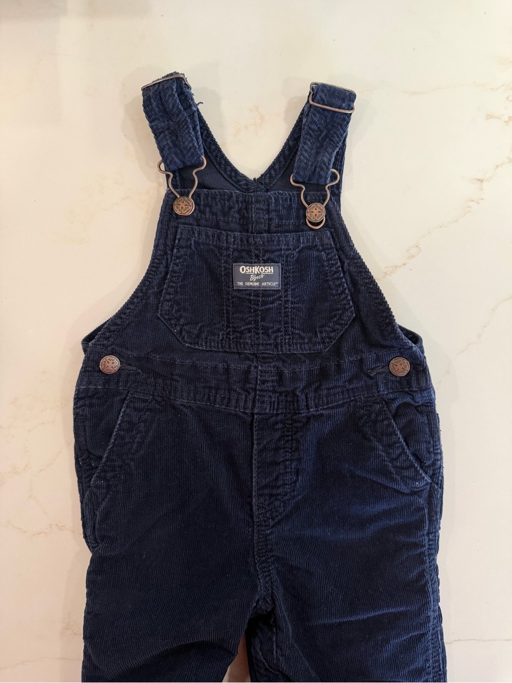 OshKosh B'gosh Navy Corduroy Overalls